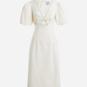 J. Crew • J. Crew Collection Puff Sleeve Dress (black)